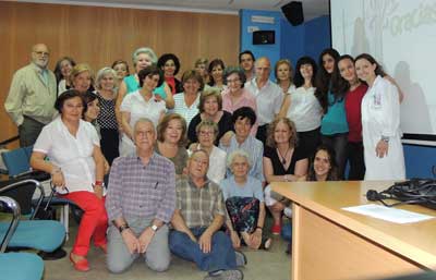Reunión anual de los voluntarios de la aecc del hospital Clínico