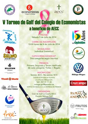 V Torneo de Golf del Colegio de Economistas 