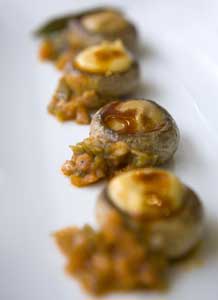 Champiñones rellenos