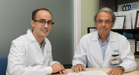 Florian Castet y Dr. Josep M. Llovet