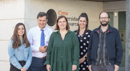 Investigadores del Cima Universidad de Navarra que han llevado a cabo la investigación.