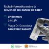 Taula informativa sobre el Càncer de Còlon - Sant Hilari Sacalm