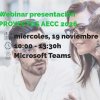 Webinar PROYECTOS AECC 2026