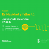 Taller: Es Navidad y faltas tú