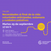 Taller: Necesidades al final de la vida: voluntades anticipadas, eutanasia y cuidados paliativos