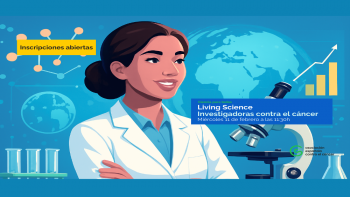 Mujer y niña en la ciencia aecc