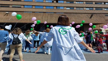Voluntaria en el Hospital Universitario de Albacete