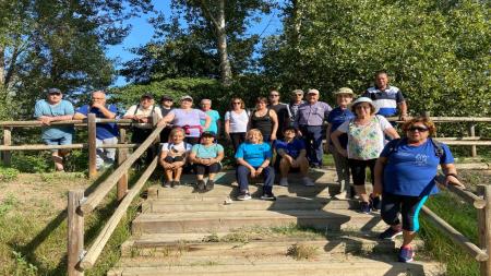 Participantes del programa "Rutas saludables" en Girona