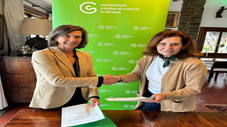 D’esquerra a dreta, Sra. Isabel Alejandro i Sra. María Angeles Gutierrez