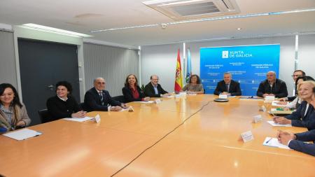 Reunión entre los representantes de la Asociación en Galicia y la Consellería de Sanidad