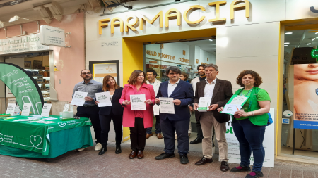 Presentación de la campaña 'Mueve el culo' en Palma, que contó con la presencia del presidente de la Asociación en Illes Balears, Dr. José Reyes, y de numerosos representantes institucionales como la Consellera de Salut, Patricia Gómez; la directora general de Salut Pública, Maria Antònia Font Oliver, y el presidente del Colegio Oficial de Farmacéuticos, Antoni Real.