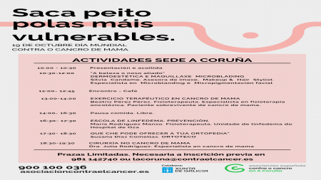 actividades Coruña cáncer de mama
