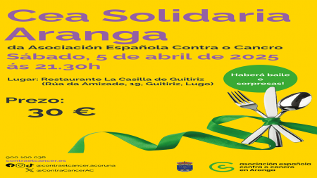 Cena solidaria en Aranga