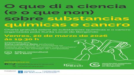 Charla sobre sustancias químicas y cáncer en Bergondo