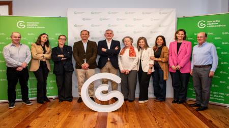 Algunos de los integrantes del nuevo Consejo Provincial de la Asociación en A Coruña