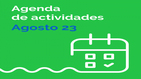 Agenda de actividades en agosto