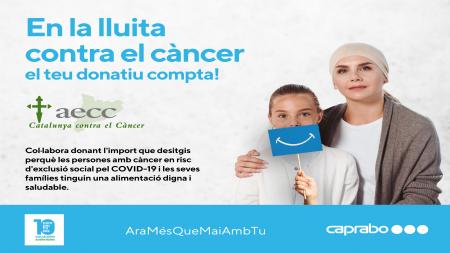 “¡En la lucha contra el cáncer, tu donativo cuenta!”