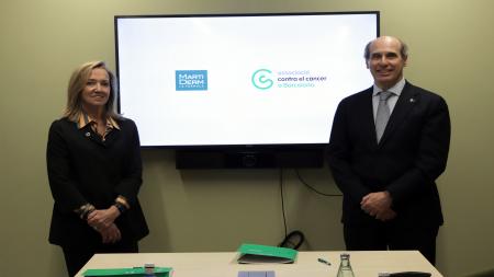 Elisa Suñer, Martiderm y Dr. Laureano Molins, Associació Contra el Càncer a Barcelona