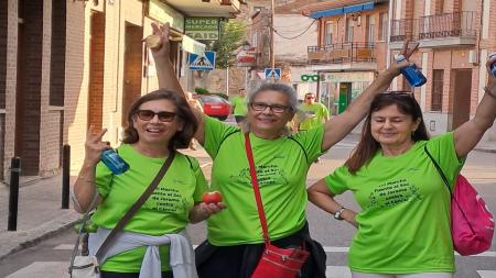 El esfuerzo de los participantes no estuvo reñido con pasar una jornada solidaria y divertida.