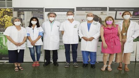 Inauguración "años cambiando la historia del cáncer en investigación" en el Hospital Clínic