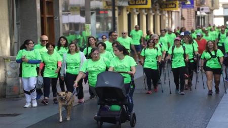 Llegada en la Marcha de la anterior edición