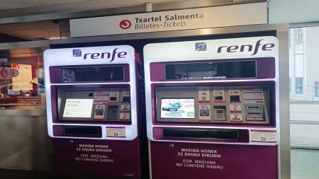 Máquinas autoventa RENFE
