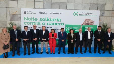 La Noite Solidaria contra o Cancro reunió a más de 250 personas en la capital gallega 