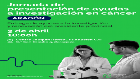 Jornada entrega de ayudas a investigación en cáncer