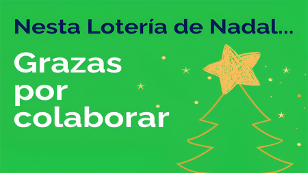 Gracias por colaborar con la Lotería de Navidad de la Asociación