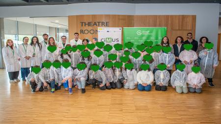 Alumnado del CEIP Lamas de Abade en "Living Science"