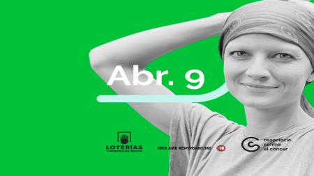 ¡9 de abril! ¡Lotería a favor de la Associació Contra el Càncer!