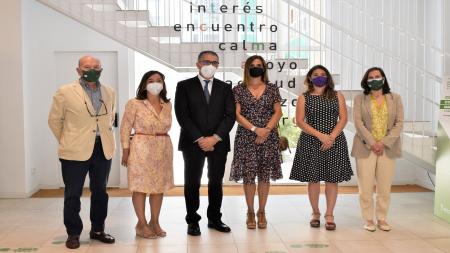 De izquierda a derecha, Javier Prado, Julia Sánchez, José Luis Ferré, Laura Gallach, Gisela Subirá e Isabel Bauluz.