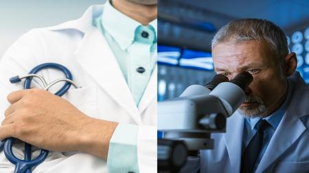 Imágenes de la convocatoria de ayudas a la investigación de clínicos juniors y seniors.