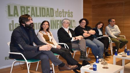 Desde la izquierda, Dr. A. Pérez, L. Ruiz de Galarreta, E. Díez, O. Martín, Dra. P. Nieto y el Dr. M. Ramírez.