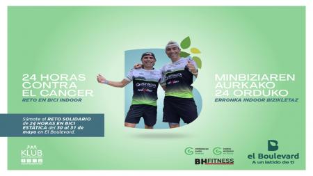El reto será en bici indoor