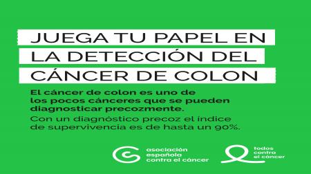 "Juega tu papel en la detección del cáncer de colon"