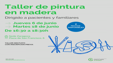 taller pintura en madera Zaragoza