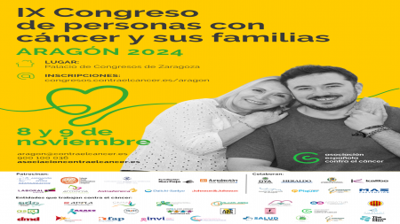 IX Congreso de personas con cáncer y sus familias Aragón 2024