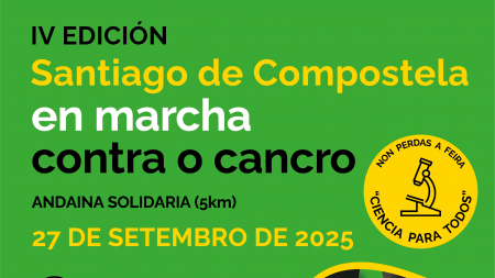 Andaina solidaria en Santiago de Compostela
