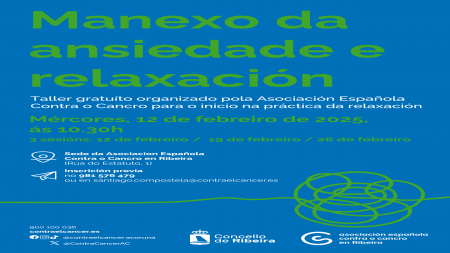 Taller de manejo de la ansiedad y relajación en Ribeira