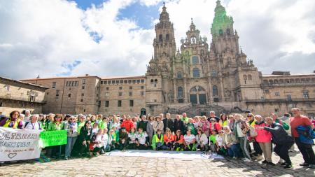 Llegada a Santiago de Compostela