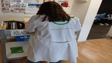 Voluntaria en el Hospital Universitario de Guadalajara