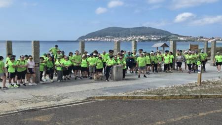 Andaina solidaria en Fisterra