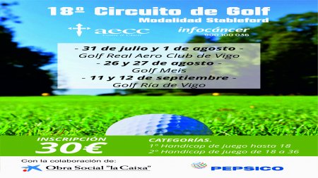 Cartel_XVIII Circuito de Golf AECC Pontevedra