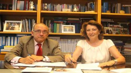  José Rodríguez Sendín e Isabel Oriol