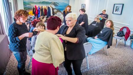 Cris Pérez en una imagen captada en la acción solidaria del año pasado