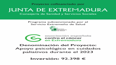 El SES financia apoyo psicológico en cuidados paliativos