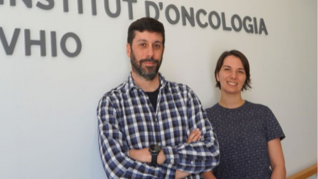 El Dr. José Antonio Seoane y la Dra. Silvana Maas del Vall d’Hebron Institute of Oncology (VHIO)