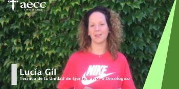 Presentación de un nuevo programa 'online' de ejercicio físico oncológico, por Lucía Gil