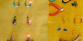 Manualidades desde casa: Taller de Bisutería. 'Haz tus propios pendientes', por la voluntaria Orietta